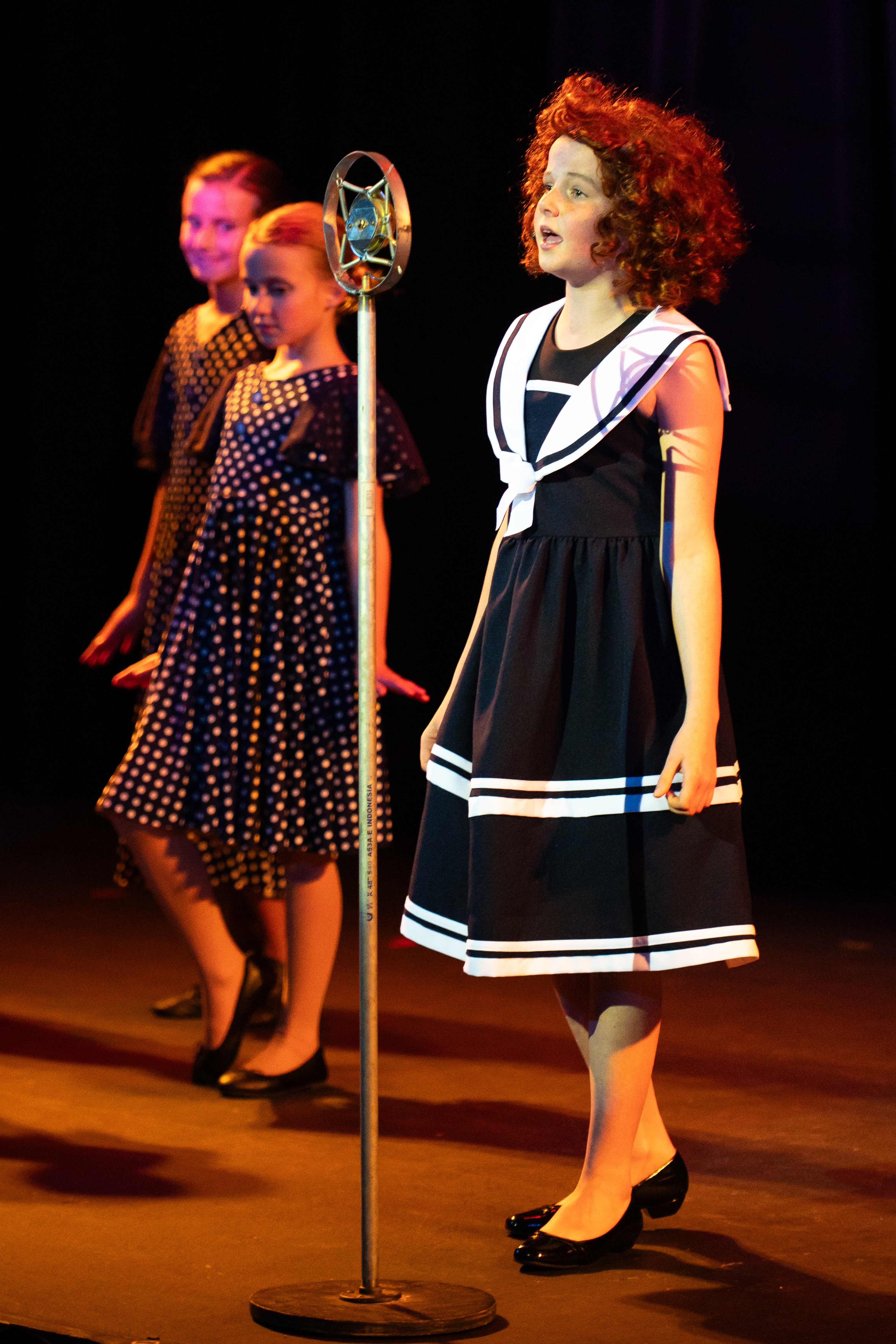 Ellie as Annie · school spring musical